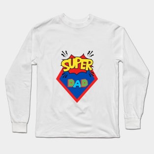 Súper DAD. Idea de regalo para papá en su día. Día del Padre Long Sleeve T-Shirt